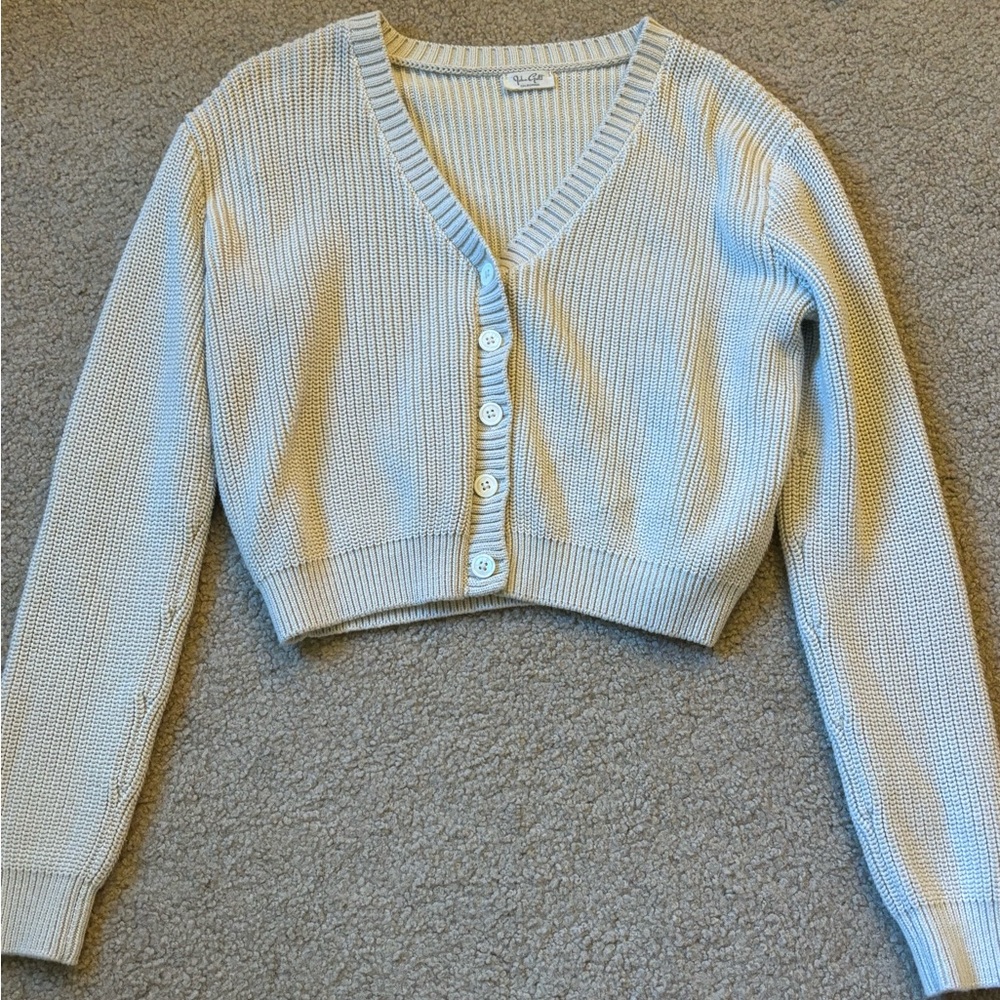 John galt button up sweater